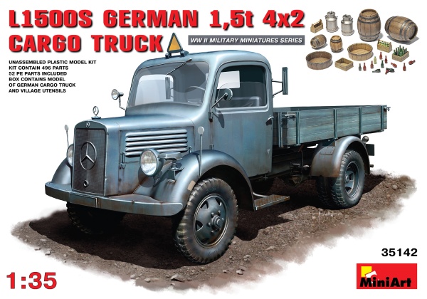 MA35142 1/35 Немецкий грузовой автомобиль L-1500S 1,5 т