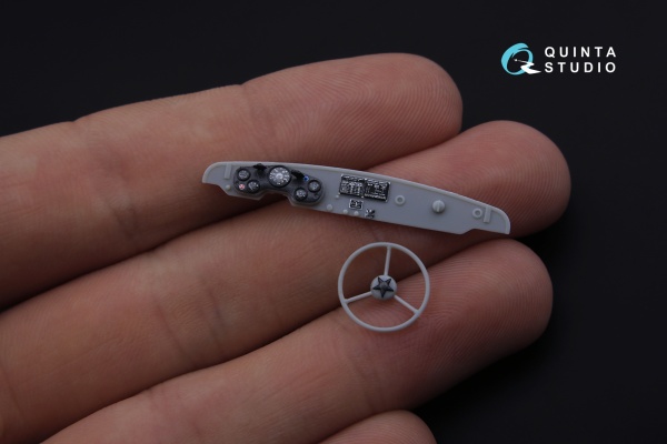 QD35004 1/35 3D Декаль интерьера кабины для семейства ГАЗ 69 (для модели Bronco)