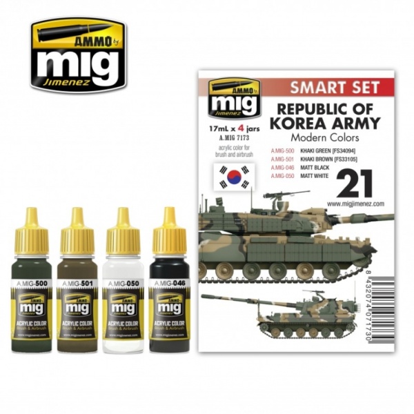 AMIG7173 REPUBLIC OF KOREA ARMY Modern Colors AMIG7173 REPUBLIC OF KOREA ARMY Modern Colors