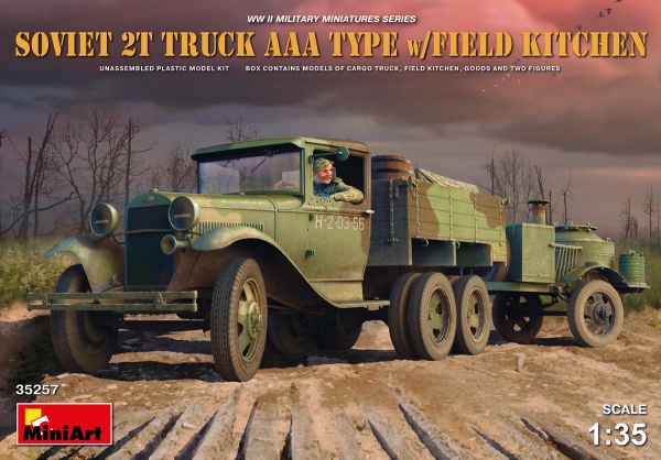 MA35257 1/35 Советский Грузовик Тип ААА с Полевой Кухней