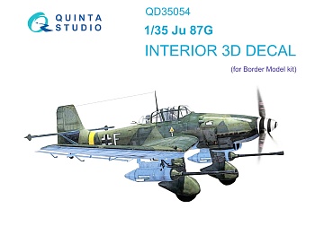 QD35054 3D Декаль интерьера кабины Ju 87G (Border Model)