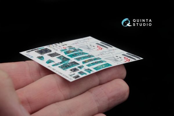 QD48028 3D Декаль интерьера кабины МиГ-31БМ (для модели AMK)