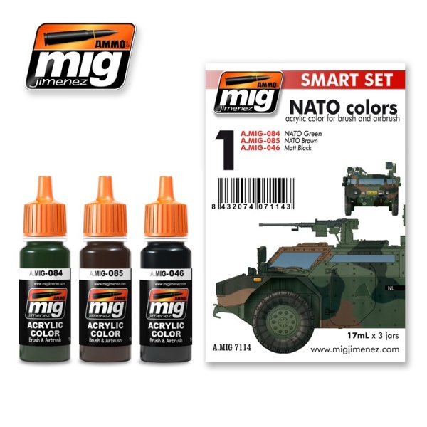 AMIG7114 NATO COLORS SET (Набор:084, 085, 046) AMIG7114 NATO COLORS SET (Набор:084, 085, 046)