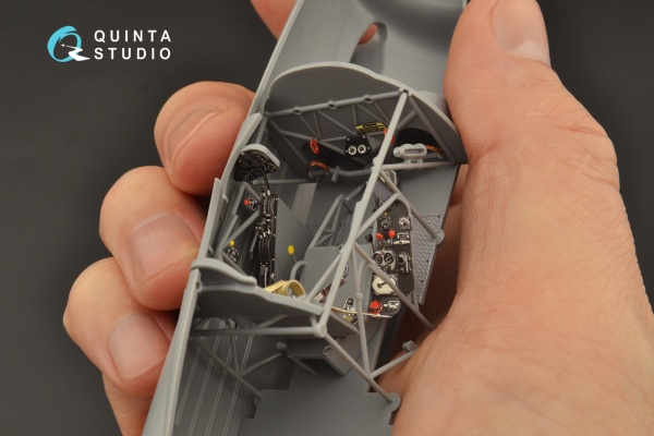 QD32104 1/32 3D Декаль интерьера кабины Fiat CR.42 (ICM)