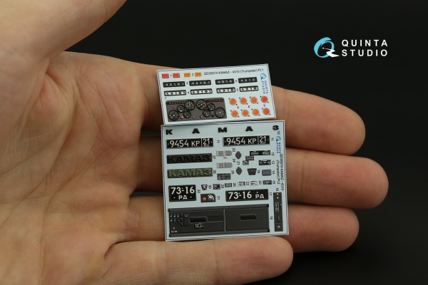 QD35074 1/35 3D Декаль интерьера кабины К-4310 (трубач)