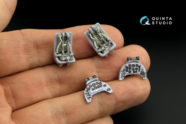 QD48019 1/48 3D Декаль интерьера кабины Як-52 (ARK)