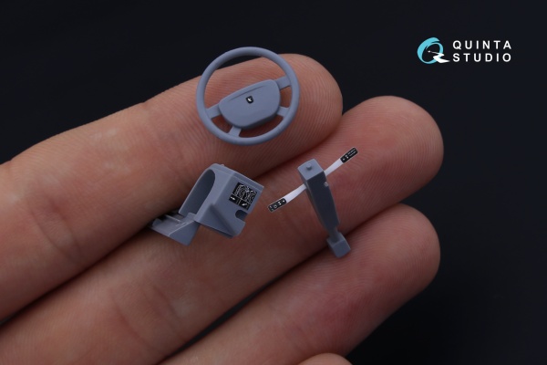 QD35022 1/35 3D Декаль интерьера кабины для семейства КАМАЗ К-4386 Тайфун-ВДВ (для модели RPG-mod