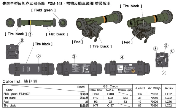 AF35355 AAWS-M FGM-148 Javelin AF35355 AAWS-M FGM-148 Javelin