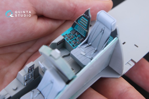 QD35020 1/35 3D Декаль интерьера кабины Ми-24В (для модели Трубач)
