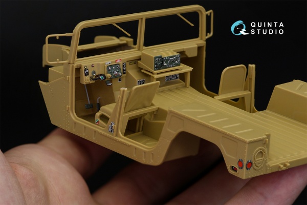 QD35039 3D Декаль интерьера кабины для семейства HUMVEE (Tamiya)