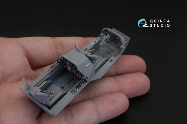 QD32068 1/32 3D Декаль интерьера кабины AH-1G Cobra (для модели ICM)