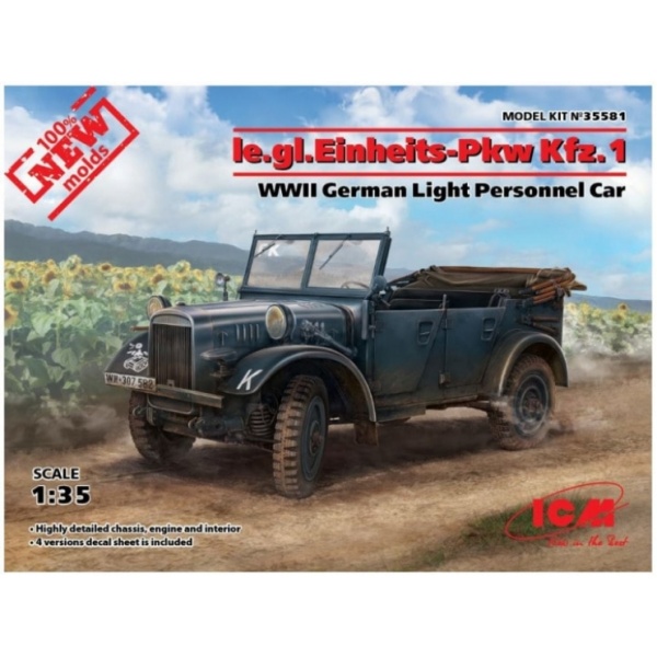 35581 le.gl.Einheits-Pkw Kfz.1, Германский легкий внедорожный автомобиль ІІ МВ