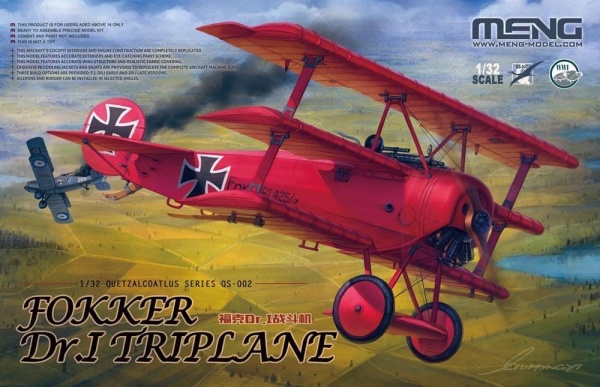 QS-002 1/32 Fokker Dr. I Triplane