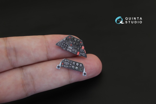 QD32068 1/32 3D Декаль интерьера кабины AH-1G Cobra (для модели ICM)