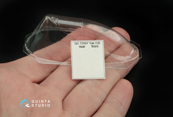 QC72007 Набор остекления для модели Як-130 с дет.шнуром (для модели фирмы Звезда)