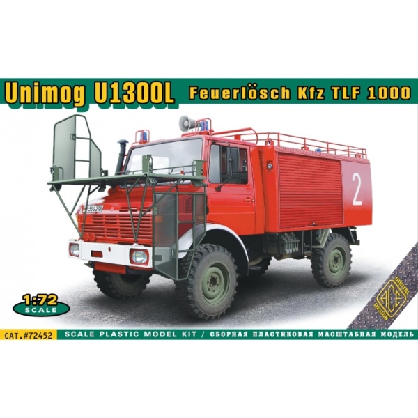 ACE72452 Unimog U 1300L Feuerlösch Kfz TLF 1000
