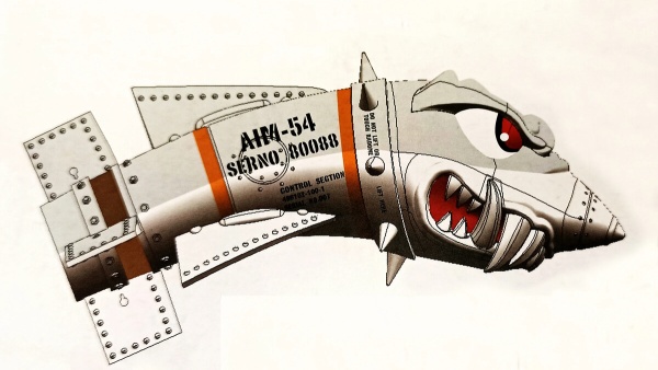 CT001 Military Cartoon Kit - AIM-54 MISSILE ANGRY PHOENIX 