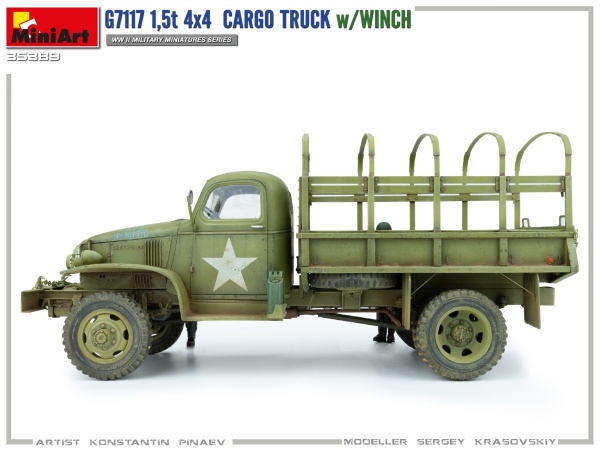 MA35389 "1,5t 4x4 G7117 Cargo Truck w/Winch"