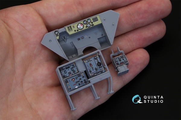 QD35011 1/35 3D Декаль интерьера кабины для KFZ 251 Ausf.A (для модели ICM)