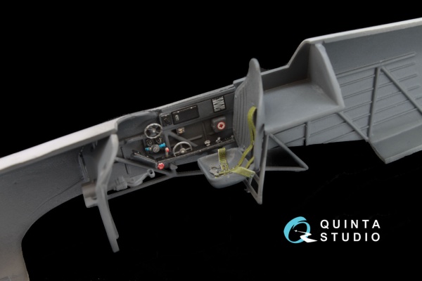 QD48002 3D Декаль интерьера кабины Як-1 (ранние серии) (для любых моделей) (перевыпуск QD48002-Pr