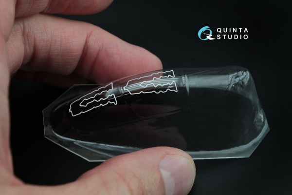 QC72007 Набор остекления для модели Як-130 с дет.шнуром (для модели фирмы Звезда)