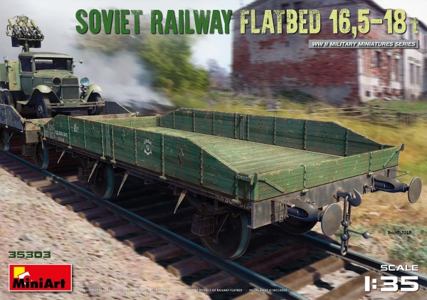 MA35303 1/35 Железнодорожная платформа 16,5-18т.