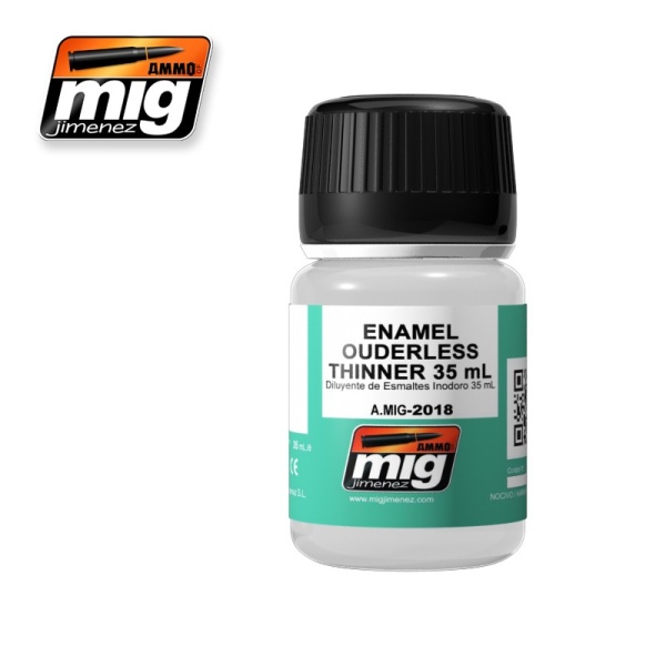 AMIG2018 Enamel Odourless Thinner 35 mL  (Растворитель для эмали без запаха) AMIG2018 Enamel Odourless Thinner 35 mL  (Растворитель для эмали без запаха)