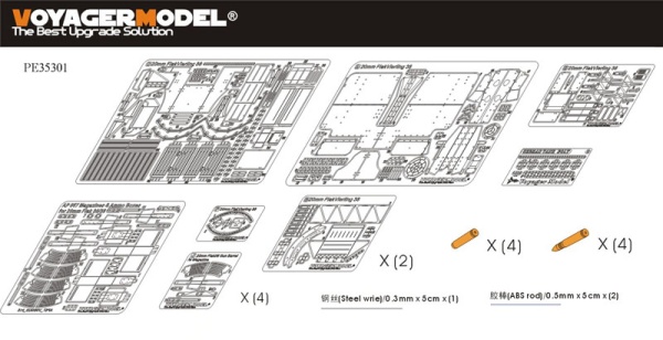PE35301 1/35 WWII German Sd.Kfz.7/1 Part 2 (20mm Flakverling38) (For DRAGON Kit)