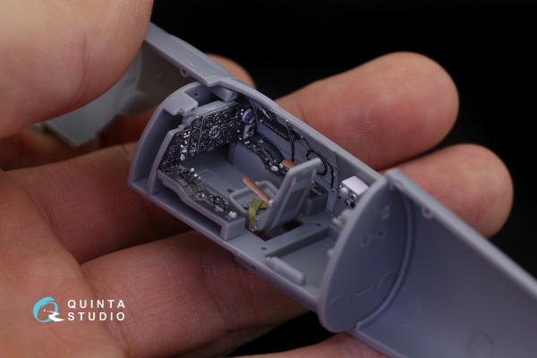 QD48184 1/48 3D Декаль интерьера кабины Ла-11 (HobbyBoss)