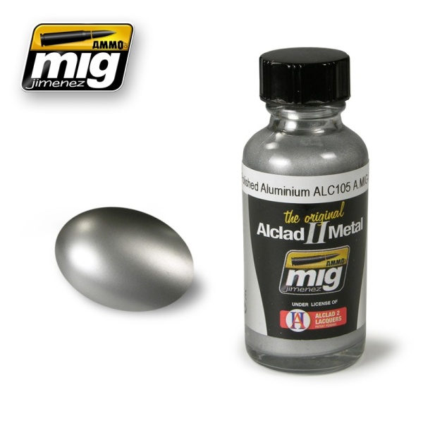 AMIG8204 POLISHED ALUMINIUM - Alclad II 105 (30 ml) AMIG8204 POLISHED ALUMINIUM - Alclad II 105 (30 ml)