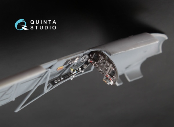 QD48003 3D Декаль интерьера кабины Як-1 (средние серии) (для любых моделей) (перевыпуск QD48003-Pro)