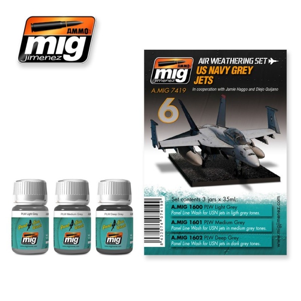 AMIG7419 US Navy Grey Jets (Набор: 1600,1601,1602) AMIG7419 US Navy Grey Jets (Набор: 1600,1601,1602)