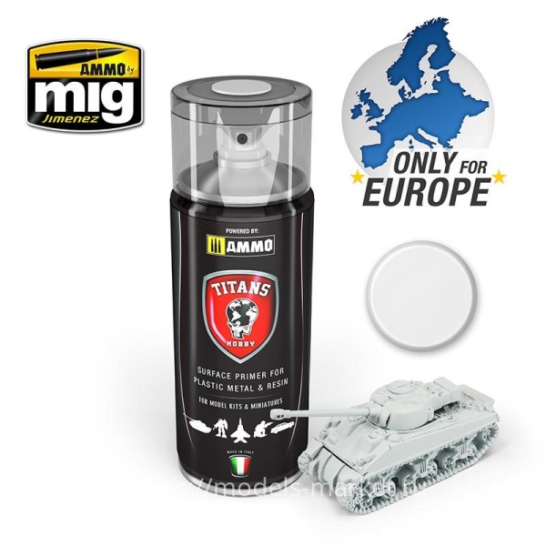 TTH101 TITANS HOBBY: WHITE MATT PRIMER TTH101 TITANS HOBBY: WHITE MATT PRIMER