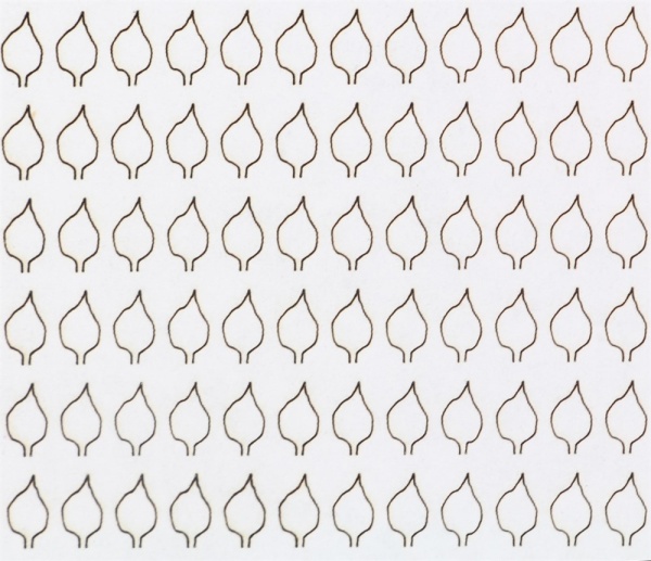 69330 Лист сердцевидный L (220 штук 3,4*6,2 мм) БЕЛЫЙ 69330 Лист сердцевидный L (220 штук 3,4*6,2 мм) БЕЛЫЙ