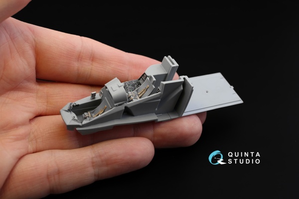 QD72019 3D Декаль интерьера кабины М-И-24В НАТО (черные панели) (для модели Звезда)