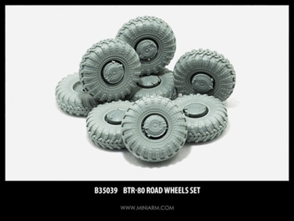 B35039 БТР-80 набор колес 8шт