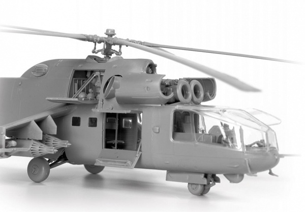 7273П Советский ударный вертолет Ми-24А