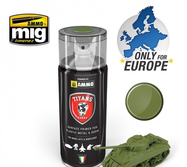 TTH108 TITANS HOBBY: MILITARY GREEN MATT PRIMER TTH108 TITANS HOBBY: MILITARY GREEN MATT PRIMER