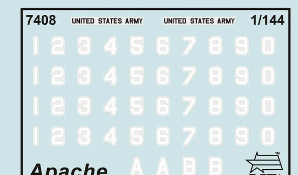 7408 Американский вертолёт Апач