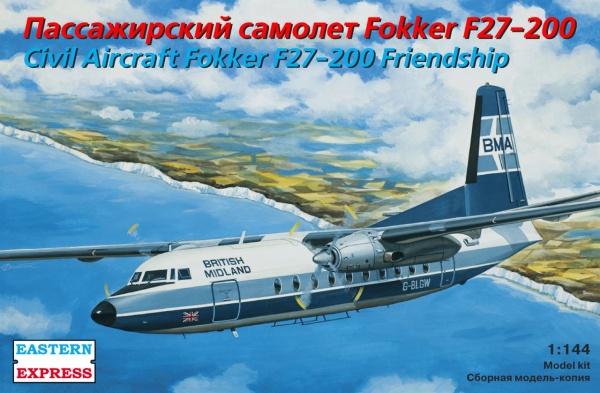 EE144115 Пас. самолет Fokker F-27-200 BMA / Eagle