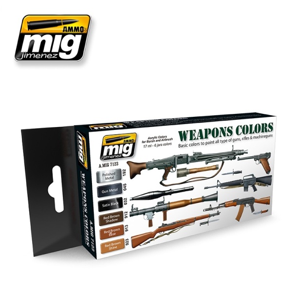 AMIG7123 WEAPONS COLORS (цвета оружия) AMIG7123 WEAPONS COLORS (цвета оружия)