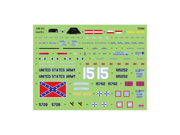 32060 AH-1G Cobra (раннего производства), Американский ударный вертолет