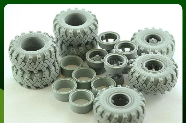 B35104 Набор колес ВИД-201 для КраЗ (6шт плюс запаска), шт