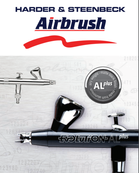 212814 HANSA 281, chrome nozzle set 0.2mm, cup 2ml, colour adjustment