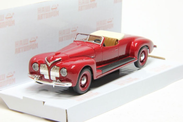 Н452 ЗИС-101А спорт родстер красный