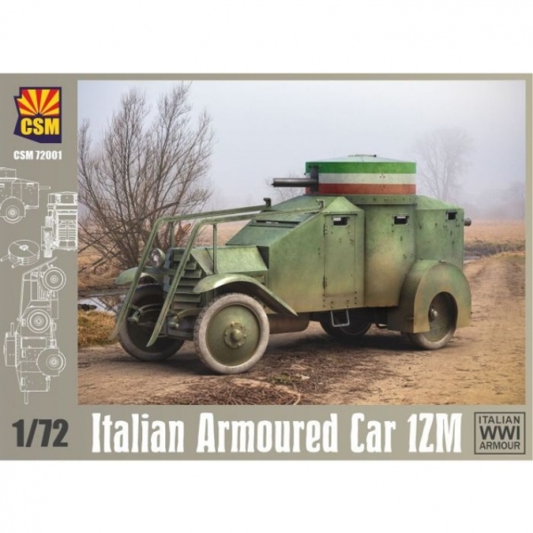 CSM72001 Italian Armoure Car 1ZM 1\72