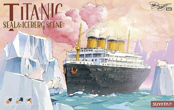 SL-001 TITANIC—SEAL&ICEBERG SCENE