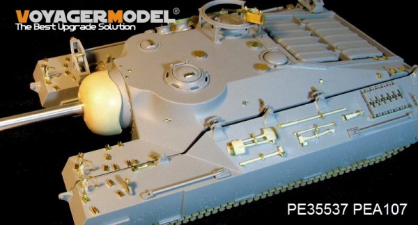 PE35537 WWII US T-28 Super Heavy tank w/M2 /Mantlet(for DRAGON 6750