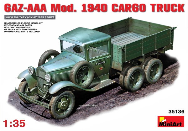 MA35136 1/35 Грузовой автомобиль ГАЗ-ААА мод. 1940 г.