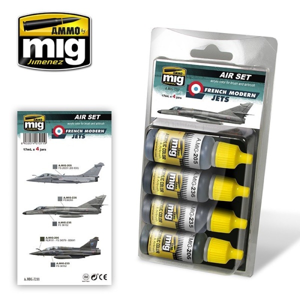 AMIG7211 Ammo Mig FRENCH MODERN JETS AMIG7211 Ammo Mig FRENCH MODERN JETS